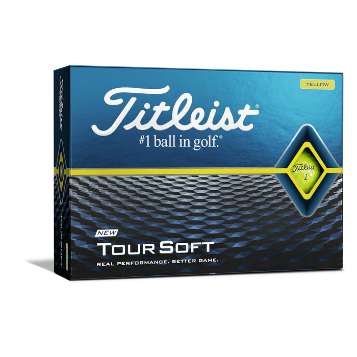 Titleist Tour Soft Golf Balls Yellow - Titleist