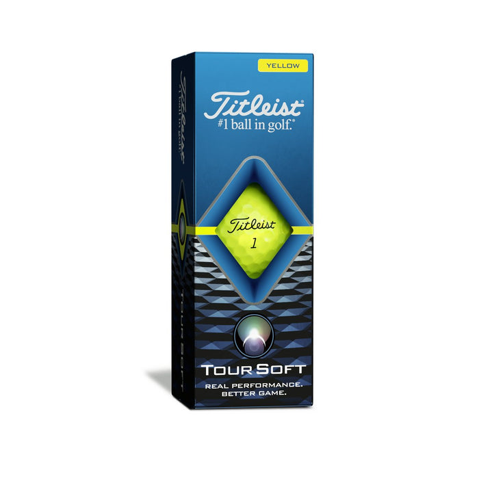 Titleist Tour Soft Golf Balls Yellow - Titleist