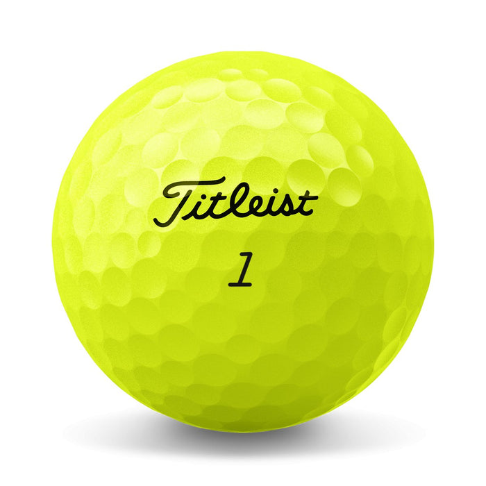 Titleist Tour Soft High Optic Yellow Logo Golf Balls - Titleist