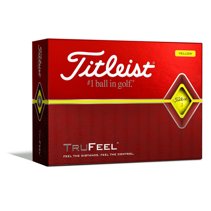 Titleist TruFeel Golf Balls Yellow - Titleist