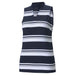 Women's Cloudspun Valley Stripe Sleeveless Golf Polo - Puma